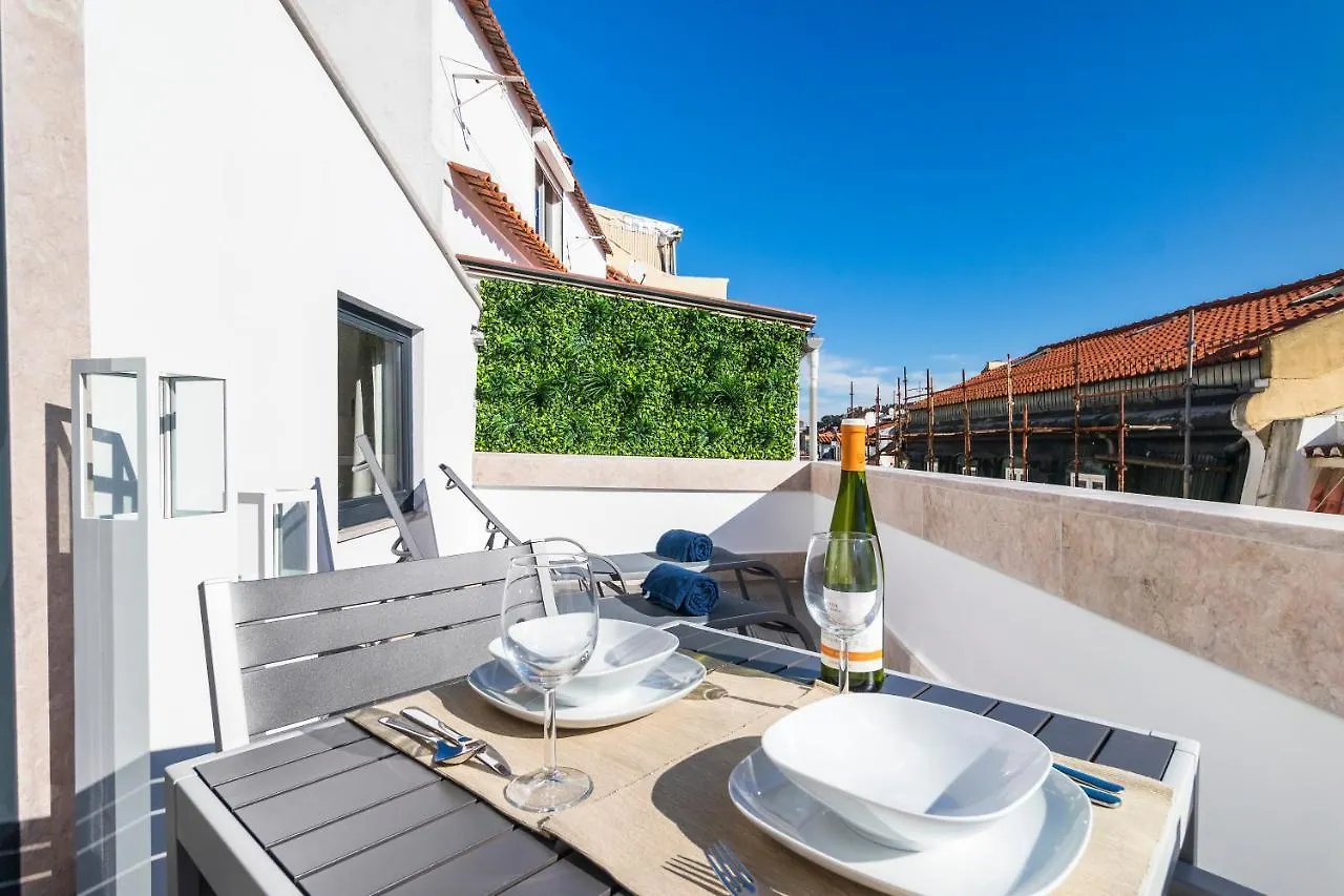 Perfect 1 Bed In Chiado With Terrace And Aircon Apartman Lisboa